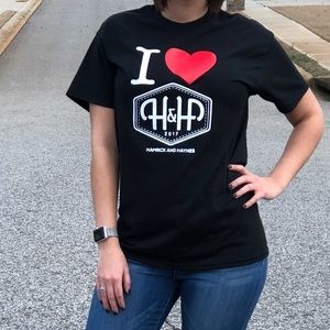 Hamrick and Haynes “heart” T shirt